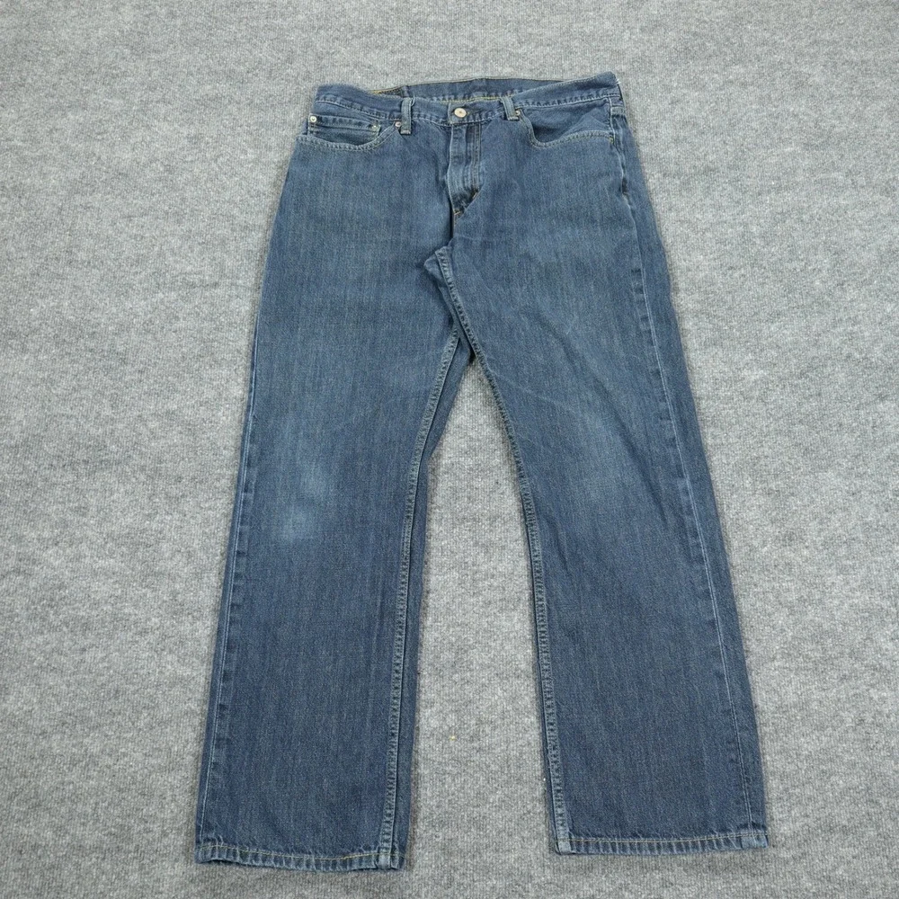 Levi's 559 Jeans Mens 36x34 Blue Relaxed Straight Leg Medium Wash Denim